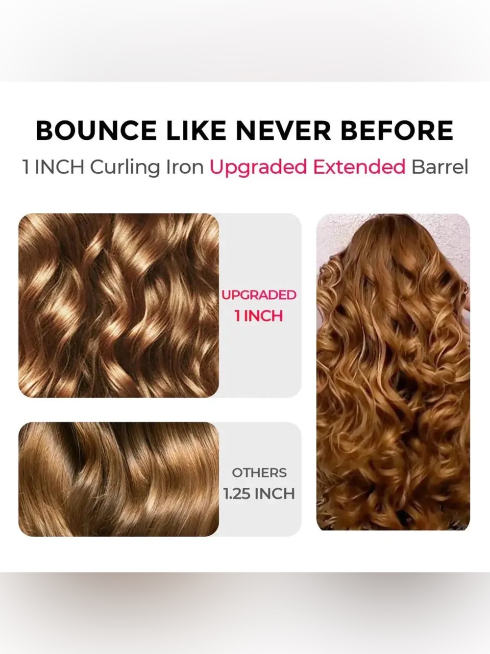 TYMO Curlpro Plus 1" Automatic Curling Iron Ceramic Three Heat Settings - Picture 9 of 13